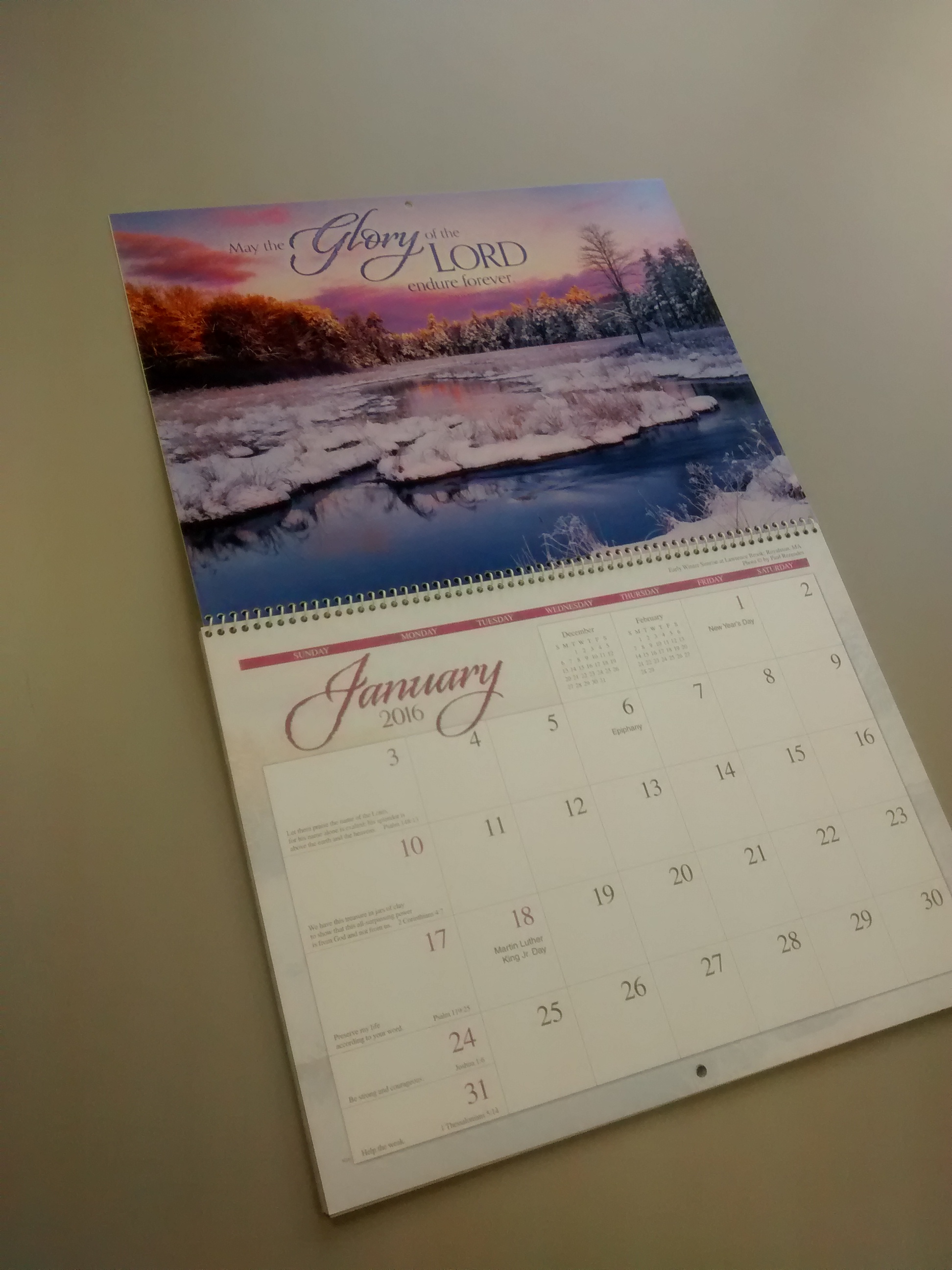 Read more about the article 2016 Calendars Are In